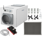 Aprilaire E130 130 Pint Energy Star Whole House Dehumidifier + Basement Package - w/ Wi-Fi