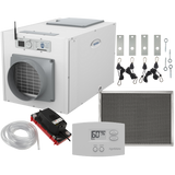 Aprilaire E130 130 Pint Energy Star Whole House Dehumidifier + Basement Package - w/ Wi-Fi