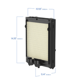 Aprilaire H445EZ1A Humidifier Filter/Water Panel Assembly Replacement Kit for Models: 400, 400A, 400M (2-pack) - Dimensions