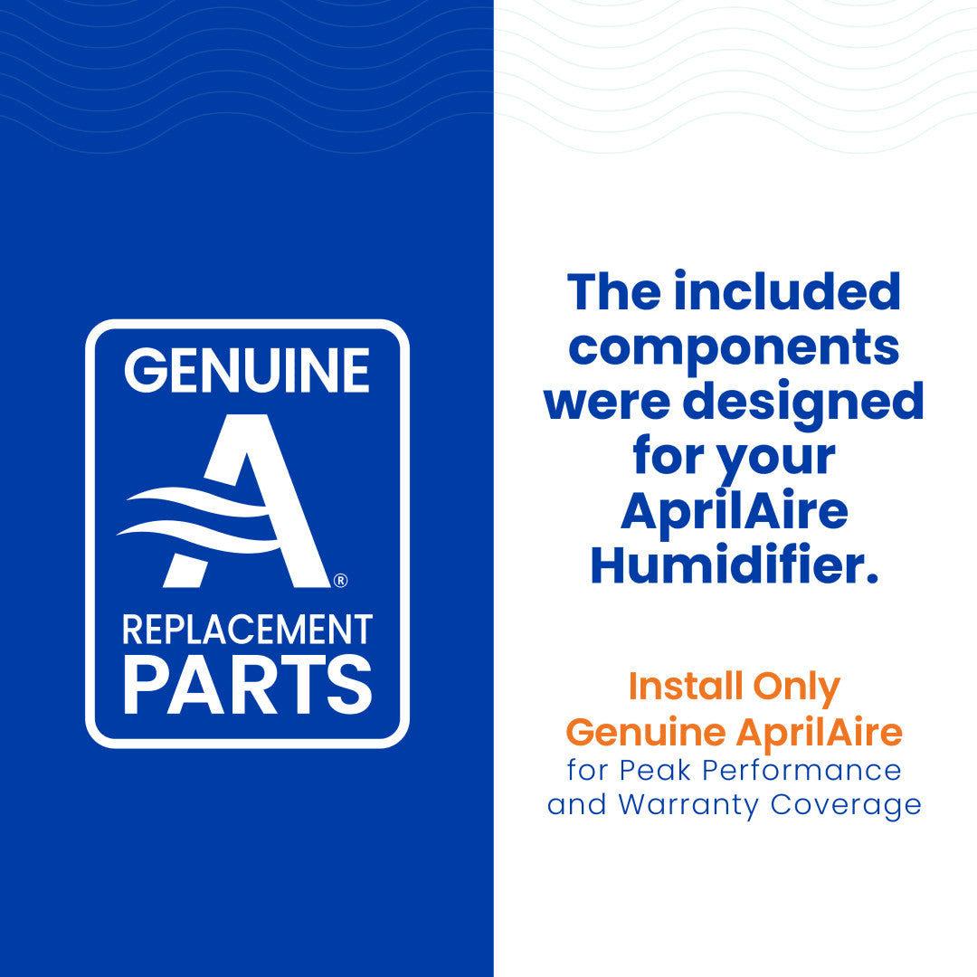 Aprilaire H445EZ1A Humidifier Filter/Water Panel Assembly Replacement Kit for Models: 400, 400A, 400M (2-pack) - Infographic 6