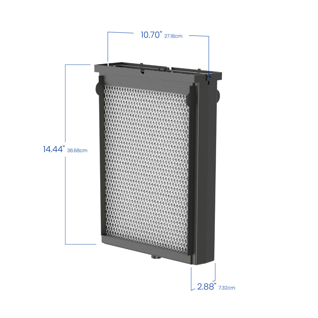 Aprilaire H635EZ1A EZKit Humidifier Filter/Water Panel Assembly Replacement Kit for Models: 600, 600A, and 600M - Dimensions