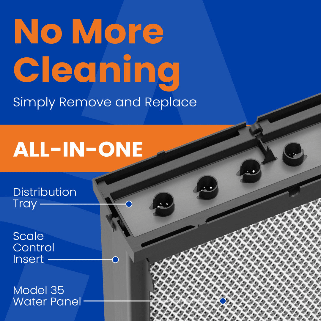 Aprilaire H635EZ1A EZKit Humidifier Filter/Water Panel Assembly Replacement Kit for Models: 600, 600A, and 600M - Infographic 2