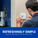 Aprilaire Programmable Multi-Stage Universal Thermostat w/ IAQ Control - Easy to Install