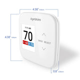 Aprilaire Programmable Multi-Stage Universal Thermostat w/ IAQ Control - Dimensions