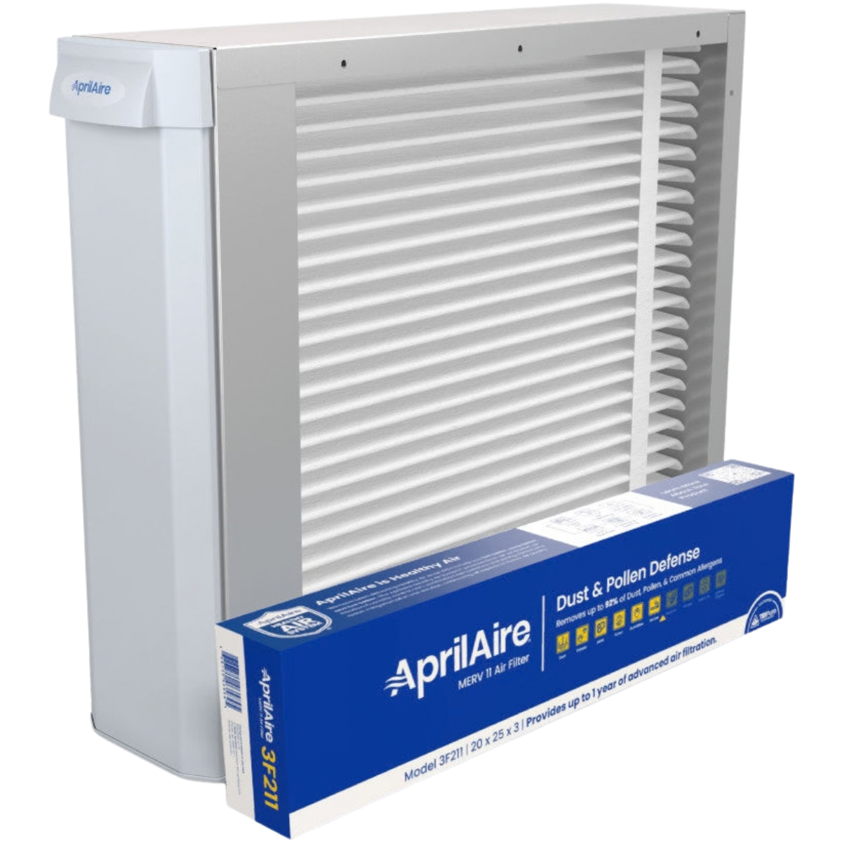 Aprilaire U121/U233 20x25-Inch TriPure 3-Inch Filtration Whole House Media Air Cleaner U121 - Main