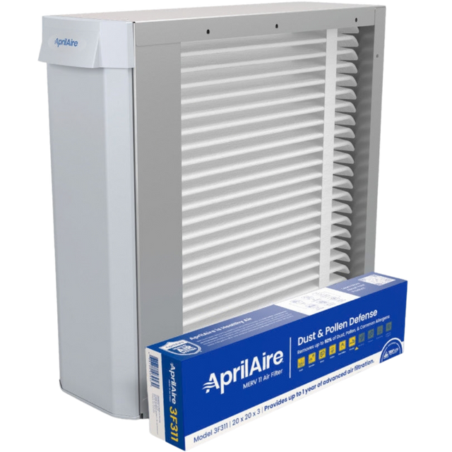 Aprilaire U131/U233 20x20-Inch TriPure 3-Inch Filtration Whole House Media Air Cleaner U131 - Main