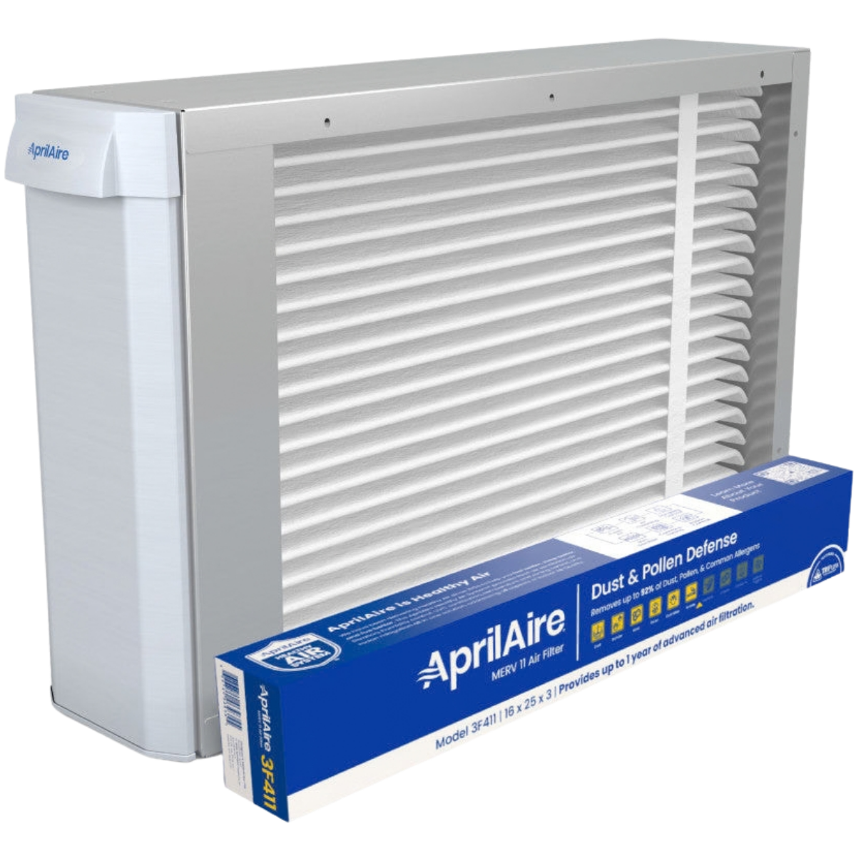 Aprilaire U141/U243 16x25-Inch TriPure 3-Inch Filtration Whole House Media Air Cleaner U141 - Main