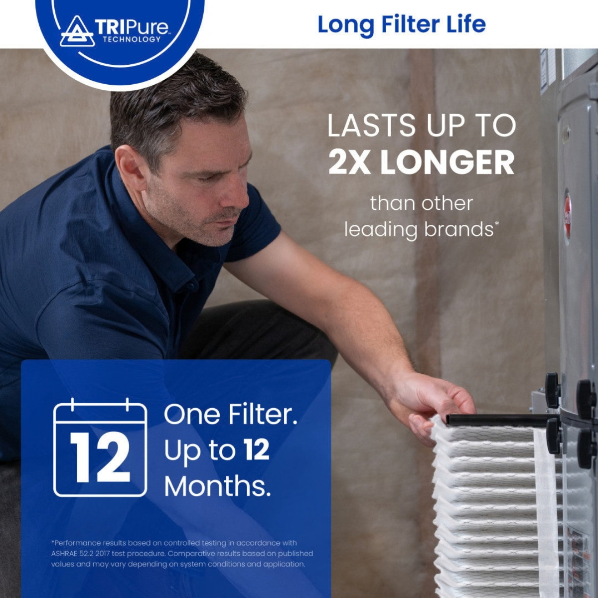 Aprilaire U161/U171 16x25-Inch MERV 11 TriPure 3-Inch Filtration Easy Install Return Drop Air Cleaner - Infographic 8