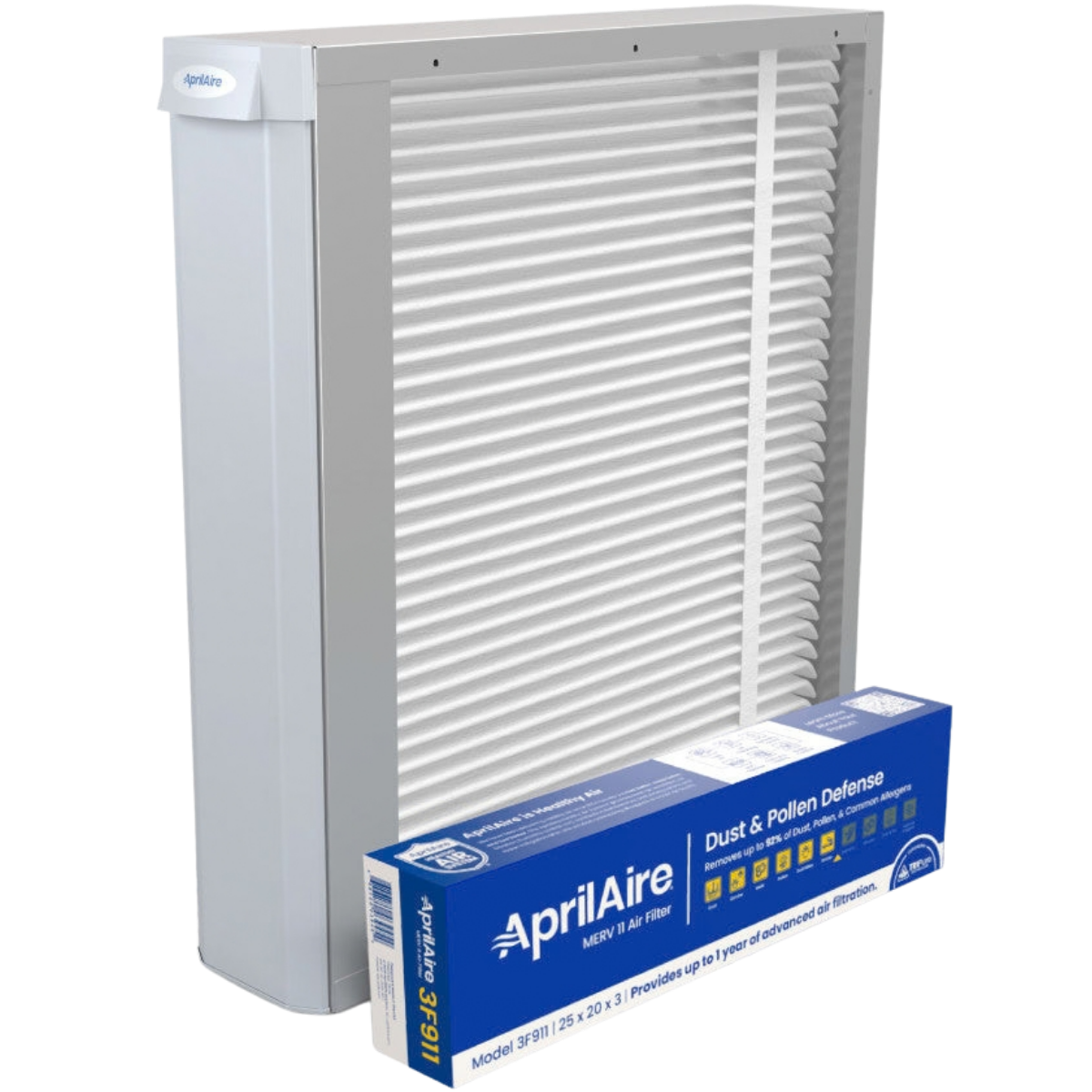 Aprilaire U191 25x20 in. MERV 11 TriPure 3 in. Filtration Whole House Media Air Cleaner - Main