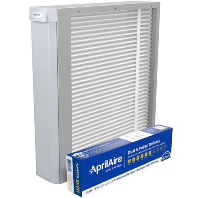Aprilaire U191 25x20 in. MERV 11 TriPure 3 in. Filtration Whole House Media Air Cleaner - Main