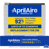 Aprilaire UK211/213 20x25x3 in. TriPure Filter + One-Time Upgrade Rail Kit 210 Filter - Main