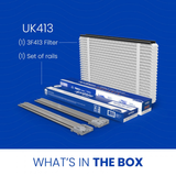 Aprilaire UK411/413 16x25x3 in. TriPure Filter + One-Time Upgrade Rail Kit - Infographic 13