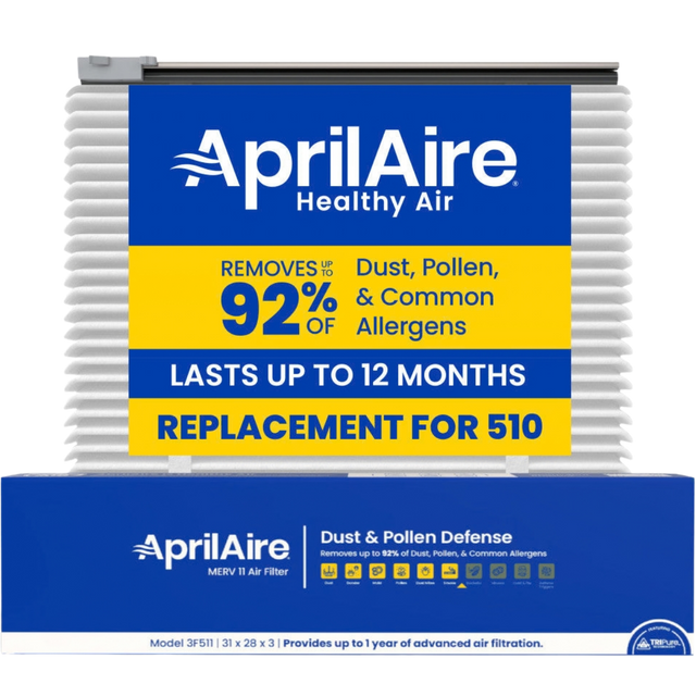 Aprilaire UK511/513 31x28x3 in. TriPure Filter + One-Time Upgrade Rail Kit 510 Filter - Main