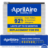 Aprilaire UK911/913 25x20x3 in. TriPure Filter + One-Time Upgrade Rail Kit 910 Filter - Main