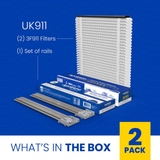 Aprilaire UK911/913 25x20x3 in. TriPure Filter + One-Time Upgrade Rail Kit - Infographic 8