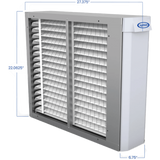 Aprilaire UV Clean Air Pair 1000 Series MERV 11 Whole House Air Cleaner - UV12 - Dimensions