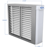 Aprilaire UV Clean Air Pair 2000 Series MERV 13 Whole House Air Cleaner - UV22 - Dimensions