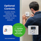 Aprilaire Healthy Air System 120 CFM Energy Recovery Ventilator - infographic 4
