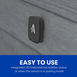 AprilAire Z10ODT Wireless Outdoor Temperature and Humidity Sensor - Easy to Use