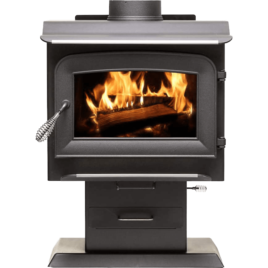 Ashley Hearth 1,200 Sq. Ft. Pedestal Wood Stove