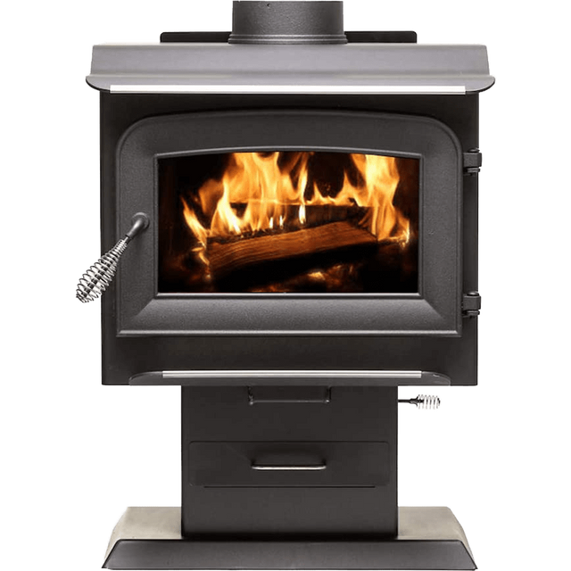 Ashley Hearth 1,200 Sq. Ft. Pedestal Wood Stove