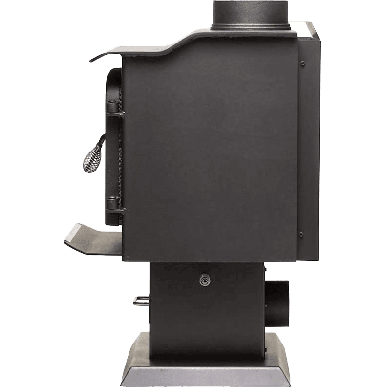 Ashley Hearth 1,200 Sq. Ft. Pedestal Wood Stove - Side