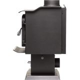 Ashley Hearth 1,200 Sq. Ft. Pedestal Wood Stove - Side