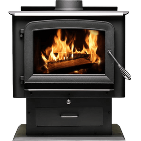 Ashley Hearth 2,500 Sq. Ft. Pedestal Wood Stove