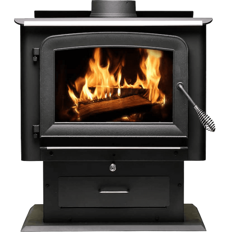 Ashley Hearth 2,500 Sq. Ft. Pedestal Wood Stove