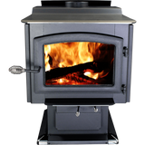 Ashley Hearth 3,200 Sq. Ft. Large Pedestal Wood Stove