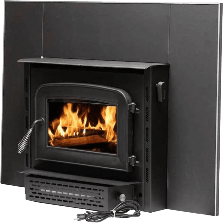 Ashley Hearth AW1820E Wood Stove Insert - Left Angle