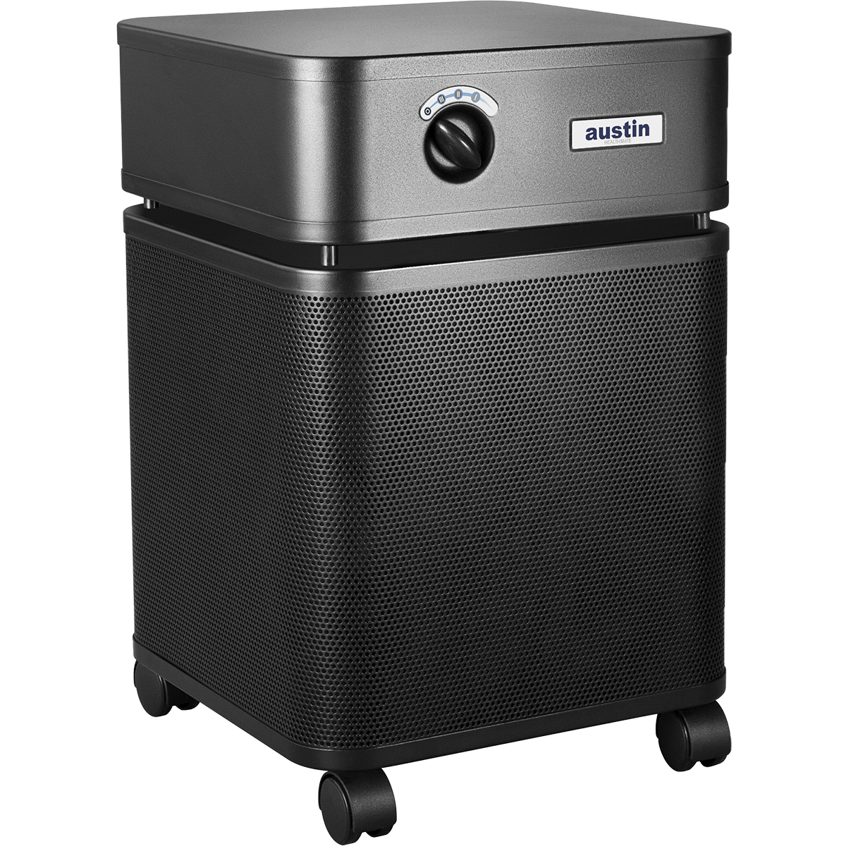 Austin Air HealthMate True Medical-Grade HEPA Air Purifier - Black - Right Angle