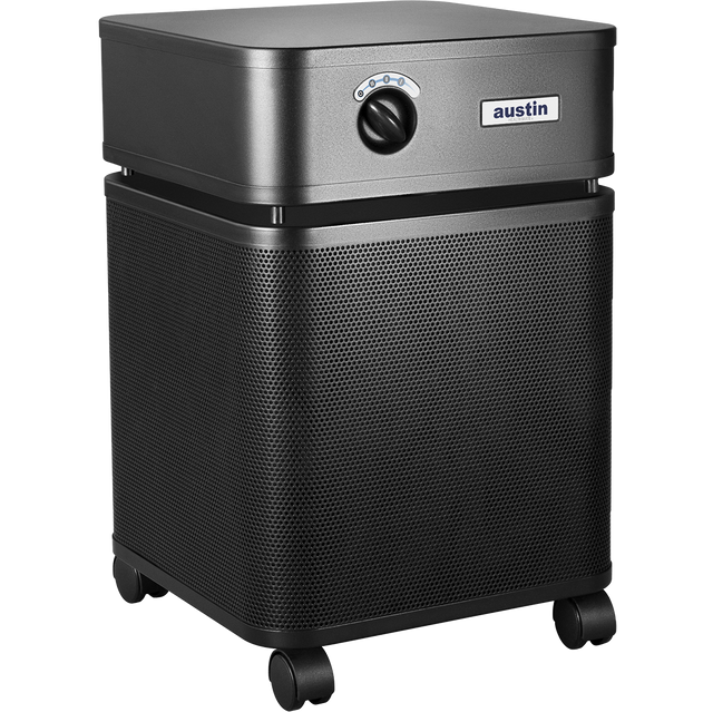 Austin Air HealthMate Plus HEPA Air Purifiers - Black - Right Angle