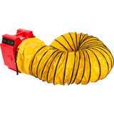 Polar Bear PB-25 Air Mover - Red With Ducting