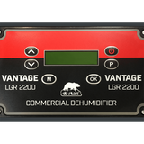 B-Air Vantage LGR 2200 Dehumidifier - Control Panel