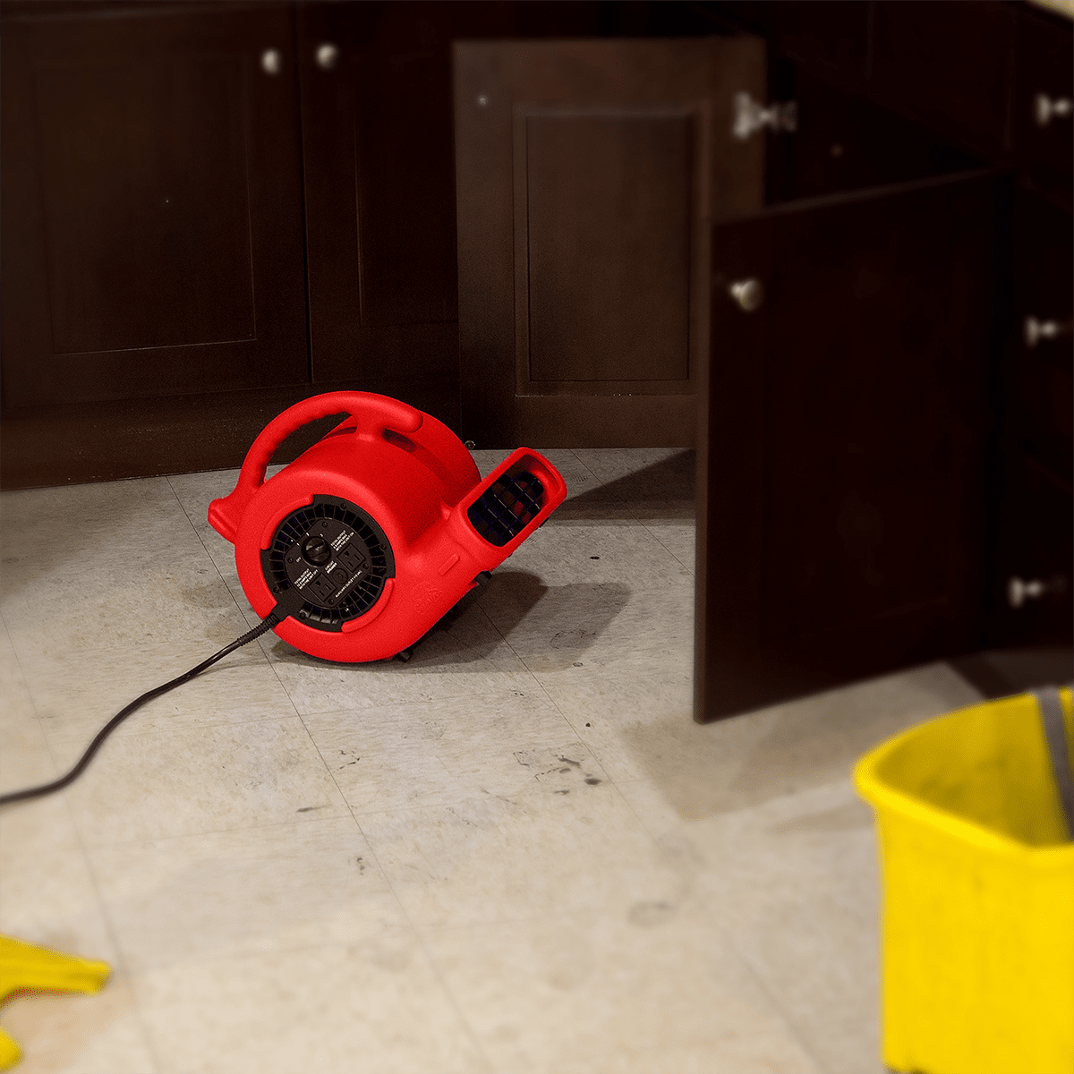 B-Air Vent VP-25 Air Mover - in Use