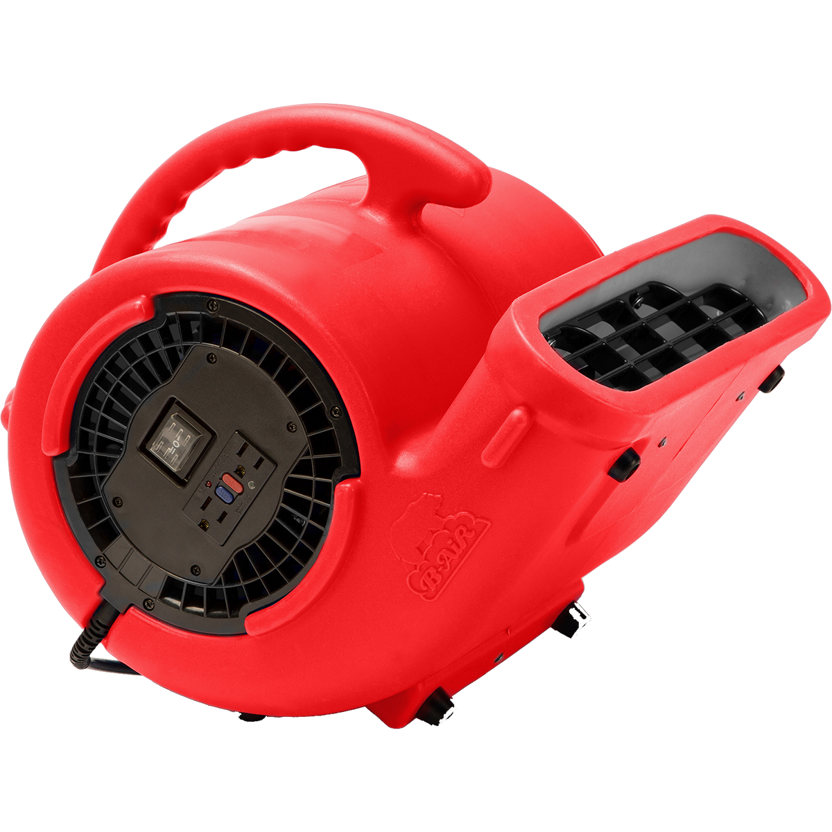 B-Air VP-33 Air Mover - Red Angle View