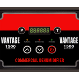 B-Air Vantage 1500 Dehumidifier - Red Control Panel