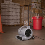 B-Air VP-50H 1/2 HP Air Mover w/ Handle and Caster Wheels