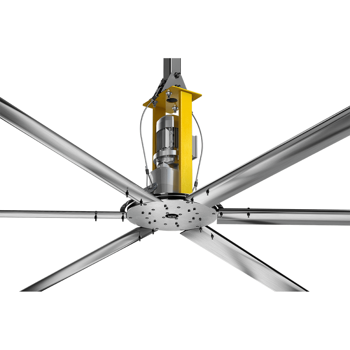 Big Ass Fans 14-Foot Basic 6 HVLS Ceiling Fan - Angle