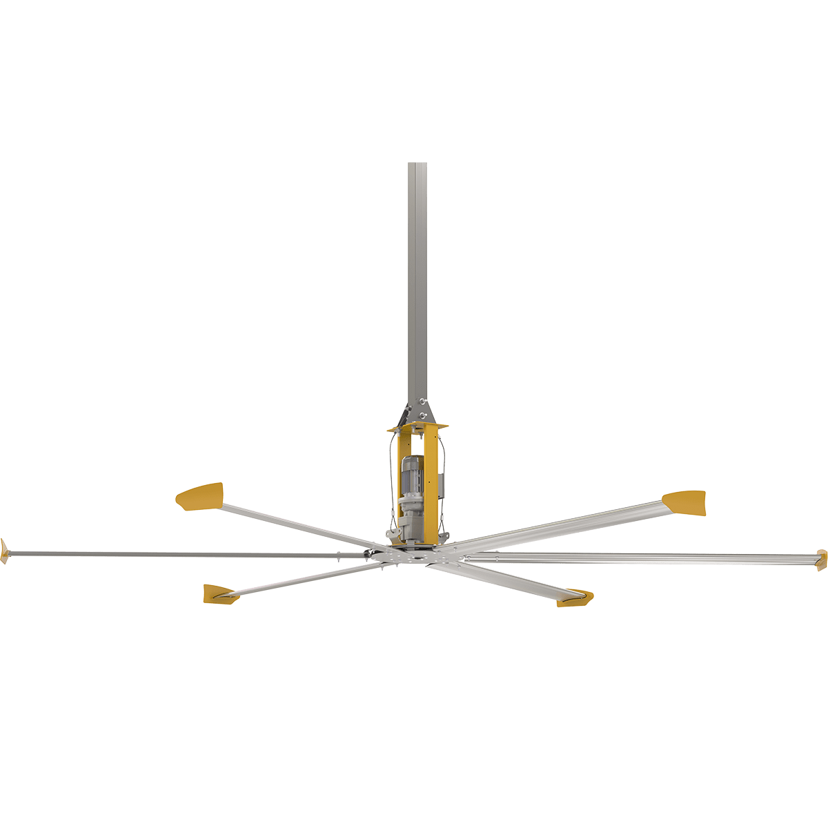 Big Ass Fans 14-Foot Basic 6 HVLS Ceiling Fan - Angle
