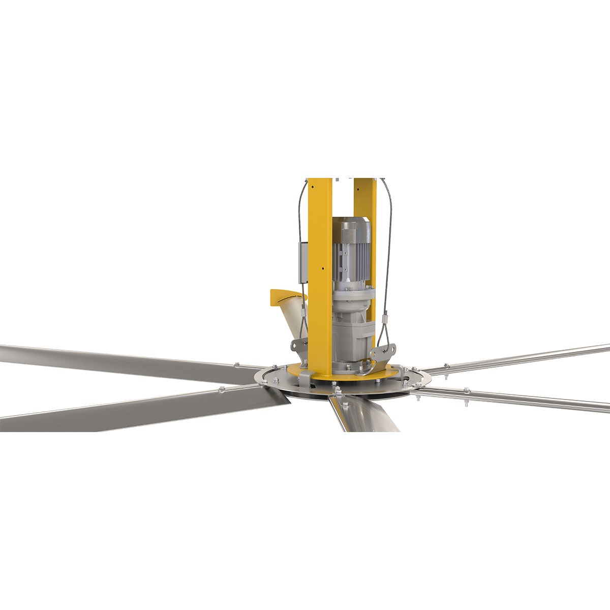 Big Ass Fans 14-Foot Basic 6 HVLS Ceiling Fan - Close-up
