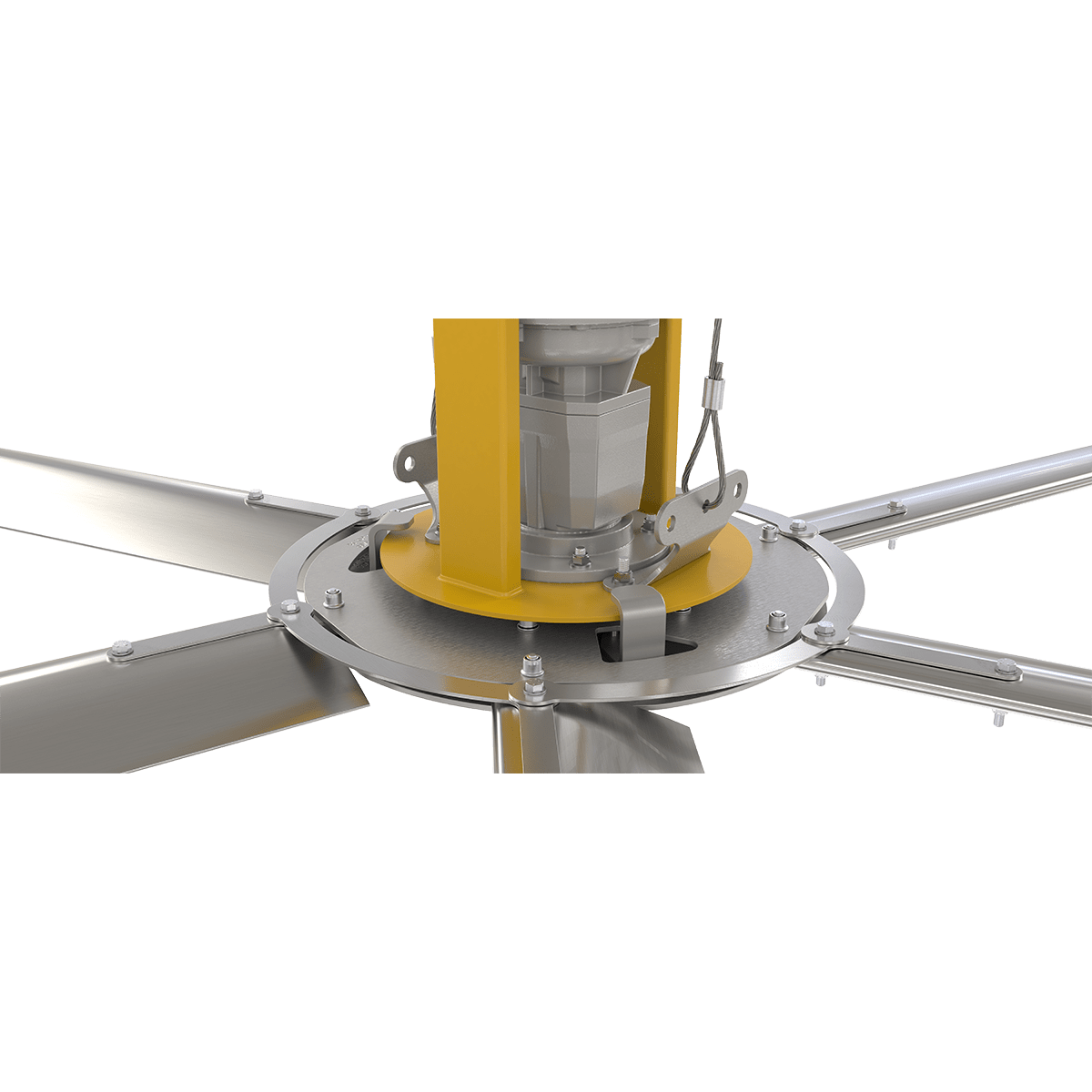 Big Ass Fans 14-Foot Basic 6 HVLS Ceiling Fan - Close-up