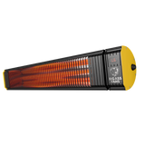 Big Ass Fans 240V Obsidian Electric Heater - Angle with Heat