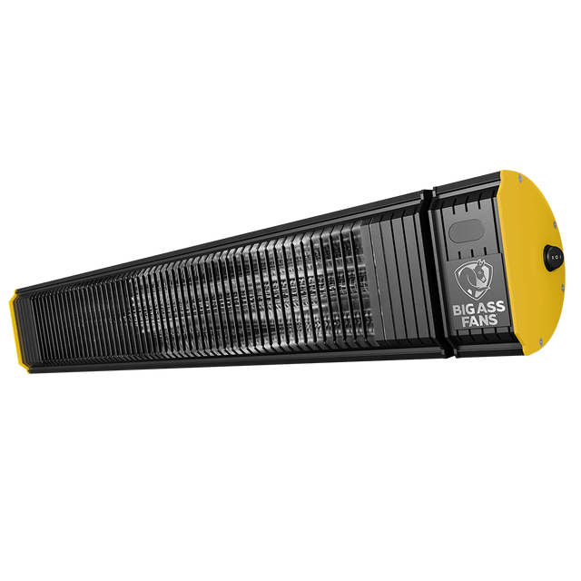 Big Ass Fans 240V Obsidian Electric Heater - Angle
