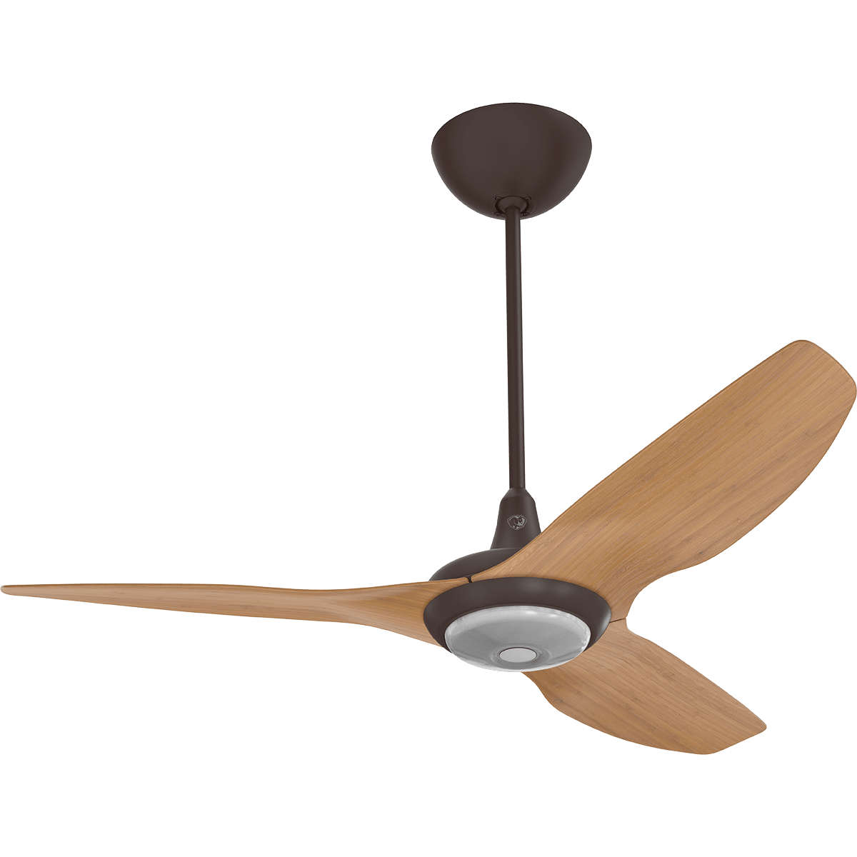 Big Ass Fans 52-in Haiku Caramel Bamboo Smart Ceiling Fan w/ LED Light