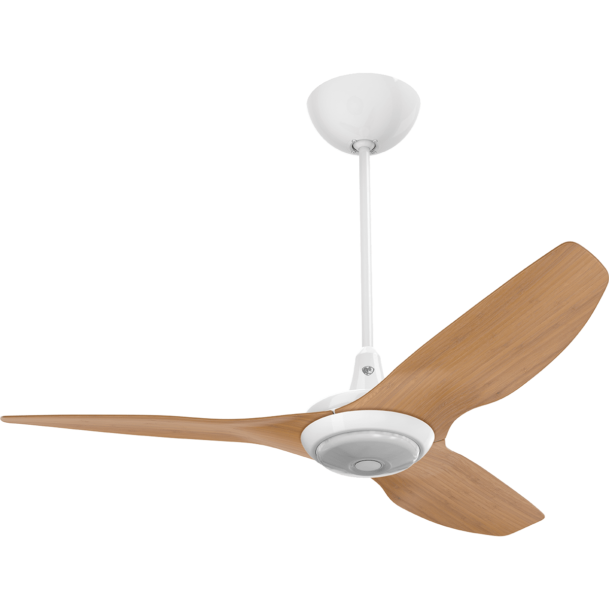 Big Ass Fans 52-in Haiku Caramel Bamboo Smart Ceiling Fan w/ LED Light