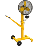 Big Ass Fans AirEye Low Rider Pedestal Fan - 20-inch with AEOS - Angle