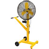 Big Ass Fans AirEye Low Rider Pedestal Fan - 24-inch with AEOS - Angle