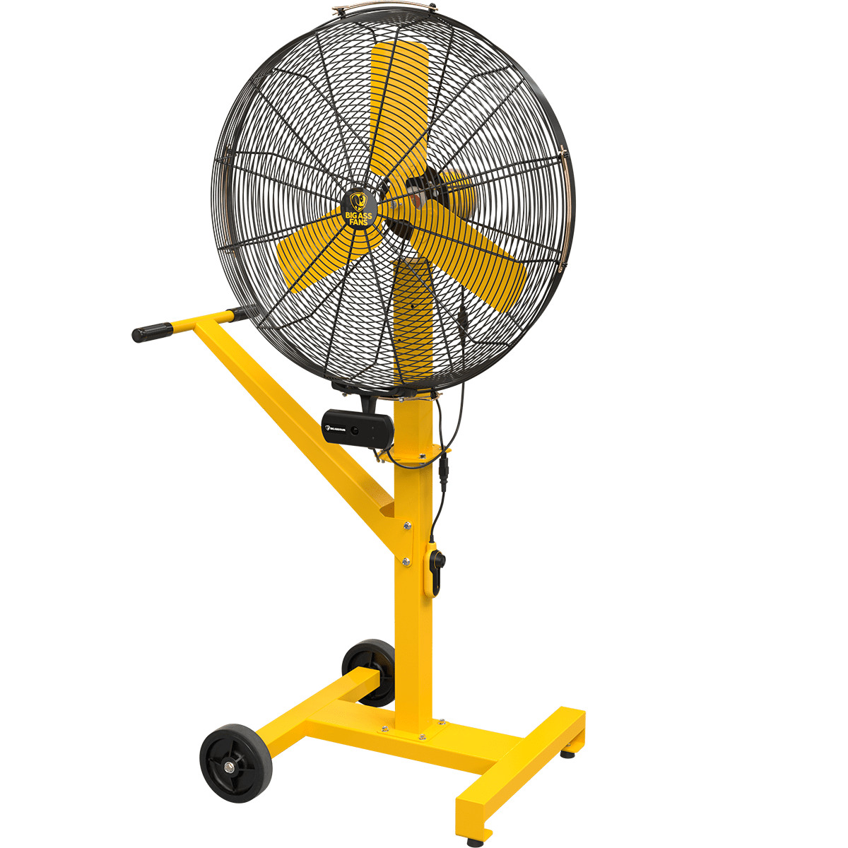 Big Ass Fans AirEye Low Rider Pedestal Fan - 30-in with AEOS - Angle